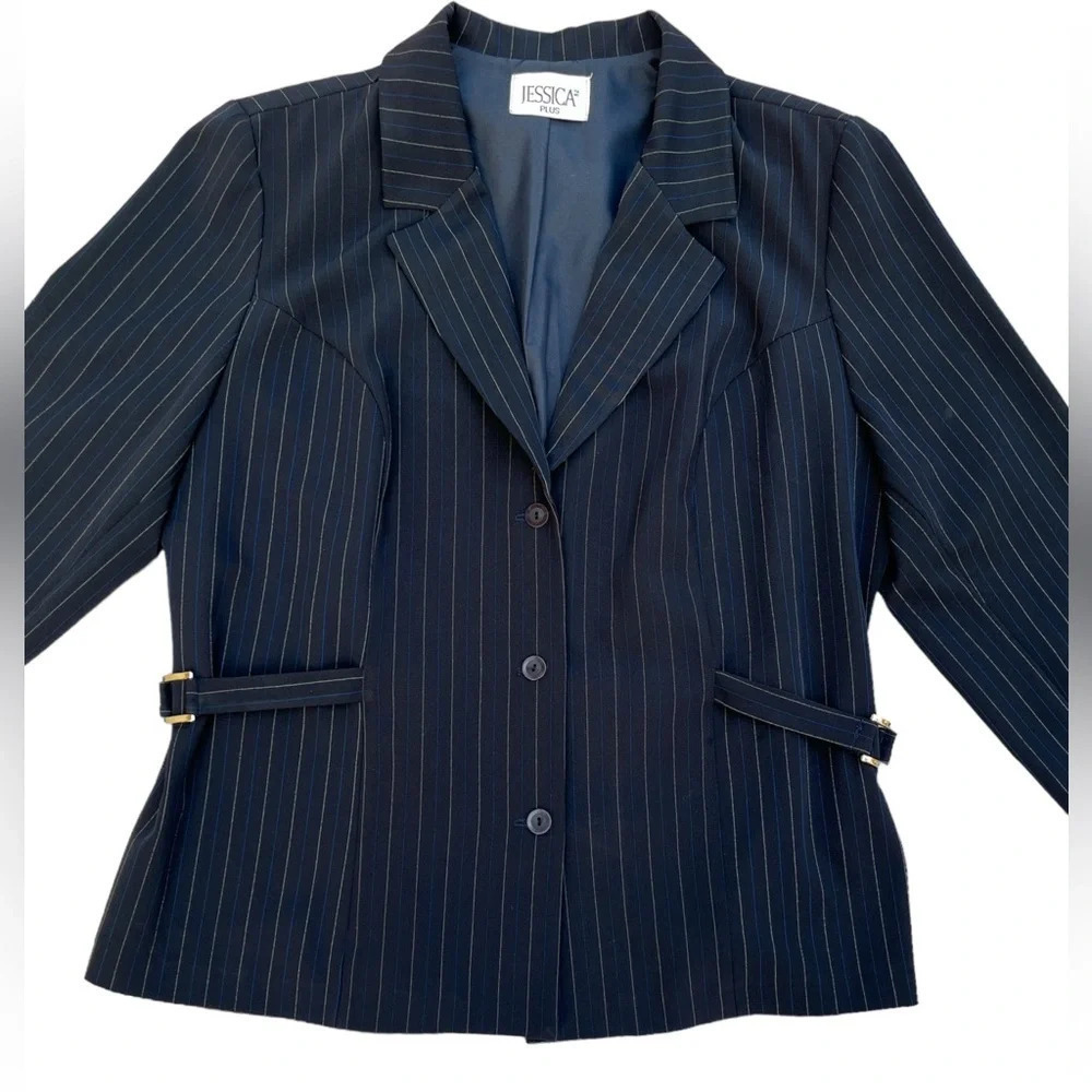 Navy Blue Pinstripe blazer